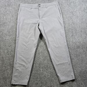 Lululemon ABC Slim-Fit 5 Pocket Pant Men's 38x29 Gray Warpstreme